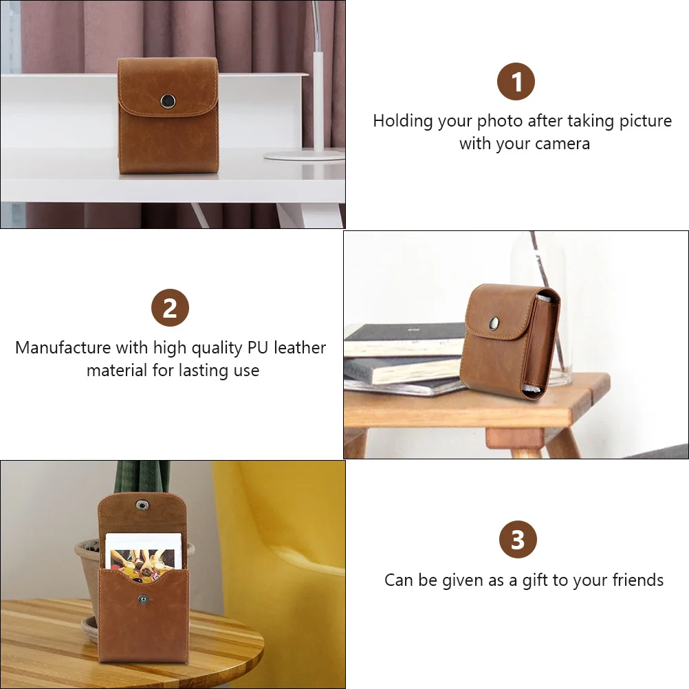 

Photo Storage Bag Compatible For Square Sq20 Pu Mini Photo Case Photography Pack Camera Accessory Pouch