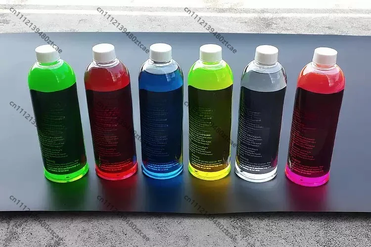 Anti‑Corrosion UV Reactive Fluorescent Water Cooling Fluid, Anti‑Rust Coolant For Computer Liquid Cooling Loop DIY Modding