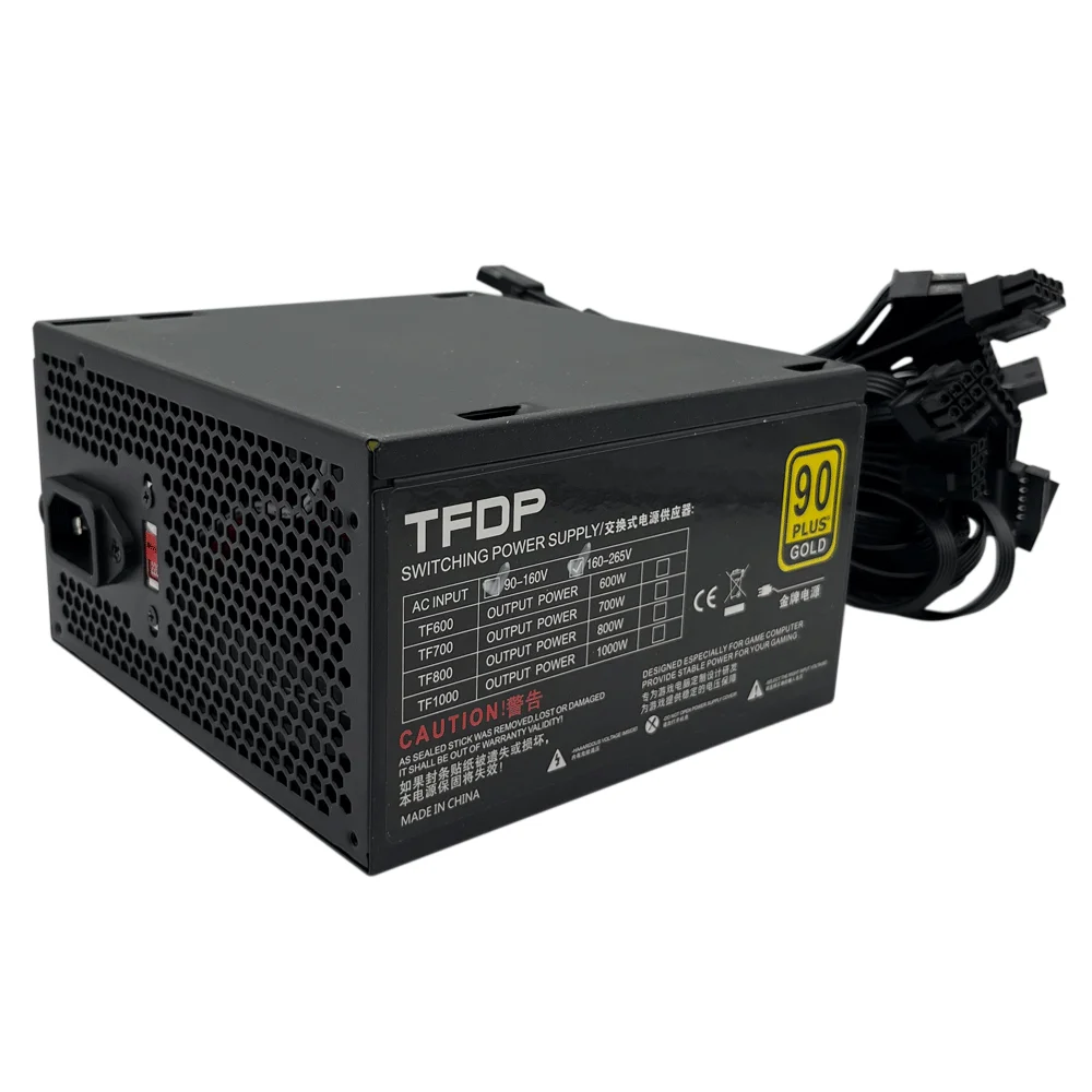 Imagem -03 - Fonte de Alimentação para pc Gaming Psu 24pin Atx Bitcoin Miner Eth Coin Mining Ethereum 220v 800w Max 1000w Novo