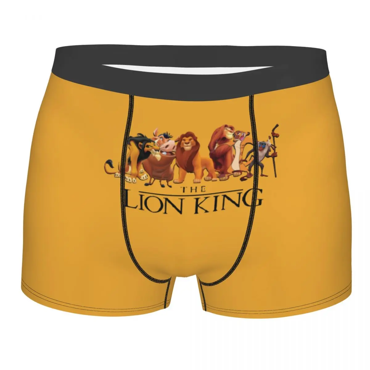

The Lion King Characters Simba Men's Underwear Boxer Shorts Panties Novelty Polyester Underpants for Homme