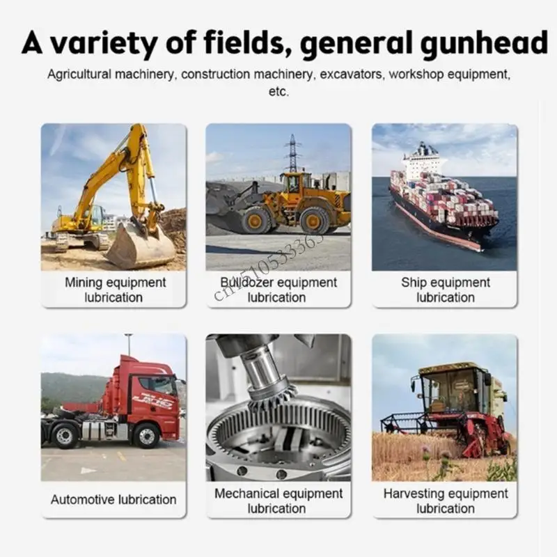 

090E сопло смазкой смазкой высокого давления со шлангом для эффективной смазки механической