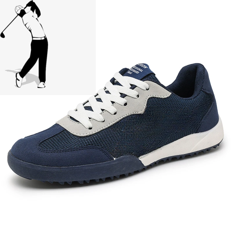 

Golf Men's Mesh Breathable Golf Shoes, Outdoor Comfortable Jogging Shoes, Men's Fitness Walking Shoes