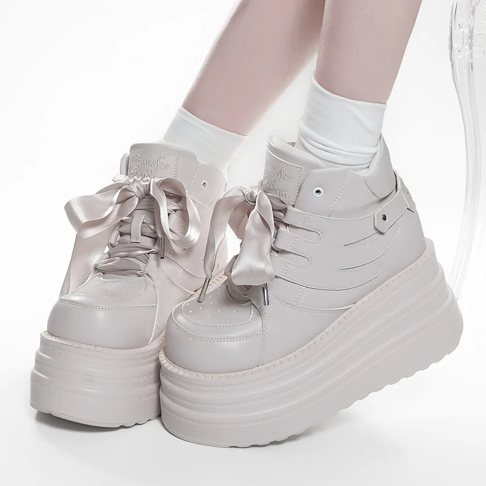 

Lolita A Transfer Student Girls' Original High Top Thick Soled Shoes Sweet Girls' Tea Party Students' Single Shoes
