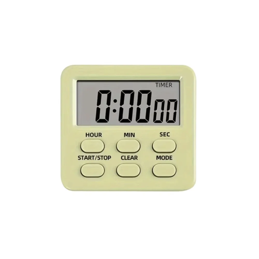 Stand Dual-Mode Digital Timer Large LCD Display Magnetic Back Kitchen Timer Durable Compact Countdown Timer Home Chefs