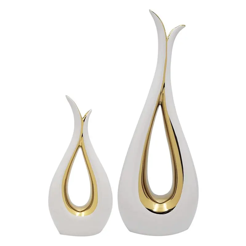 

Декоративные вазы AUAU-White, набор из 2 штук, в скандинавском, современном, минималистичном стиле, для домашнего декора, спальни, свадеб, ресторанов