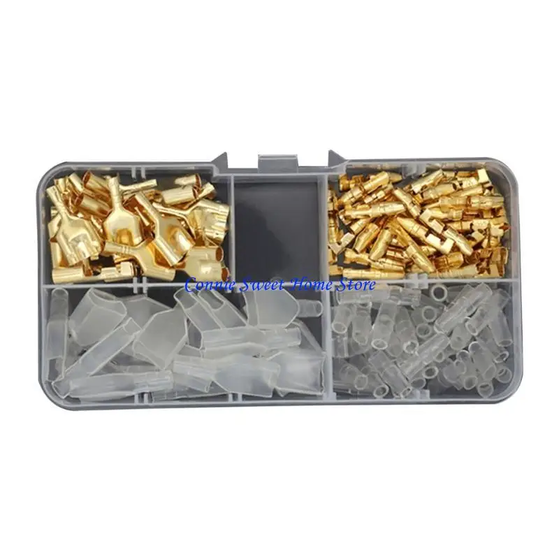 

Разъемы LXAF «папа» и «мама» с изоляционной втулкой, латунные обжимные клеммы, автомобильные электрические разъемы