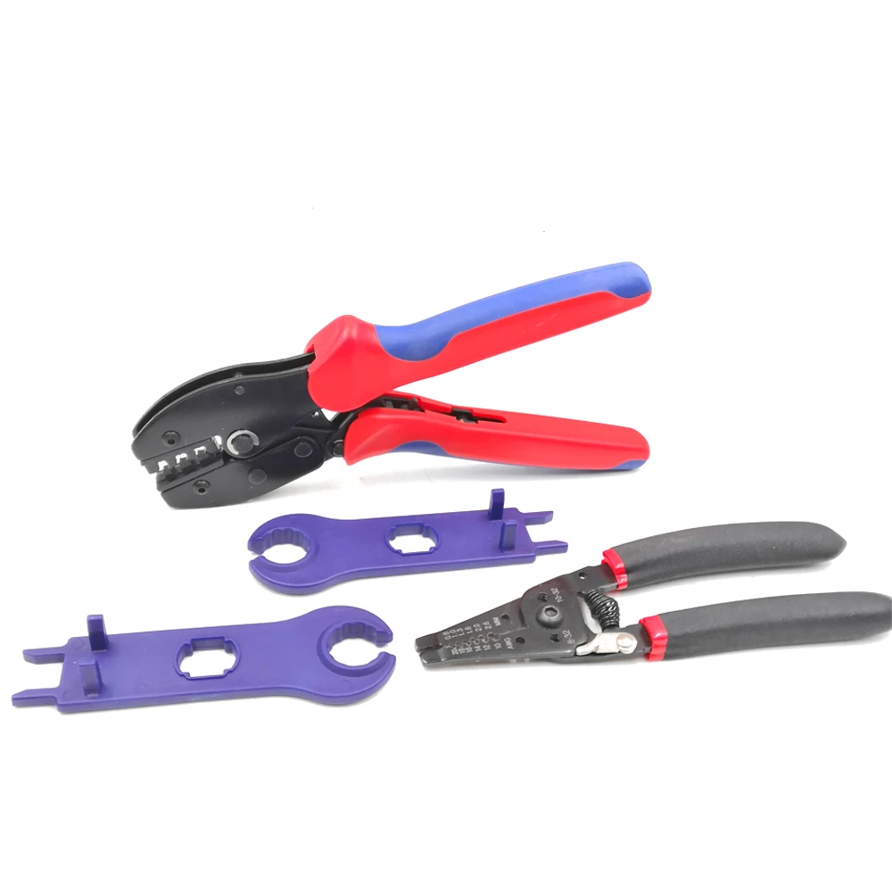 KIT-2546BS Solar PV Crimper Set Solar Tools Kit Wire Stripping Crimping and Cutting Tool Multi Functional Tools Pliers in stock