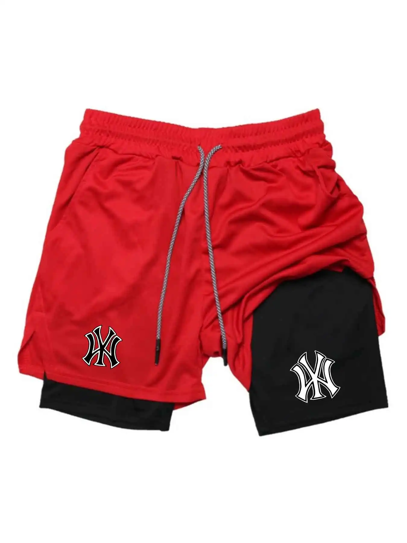 

Summer men's sports shorts, printed sports pants, double-layer, quick drying, basketball, muscle, fitness 2026 new trend
