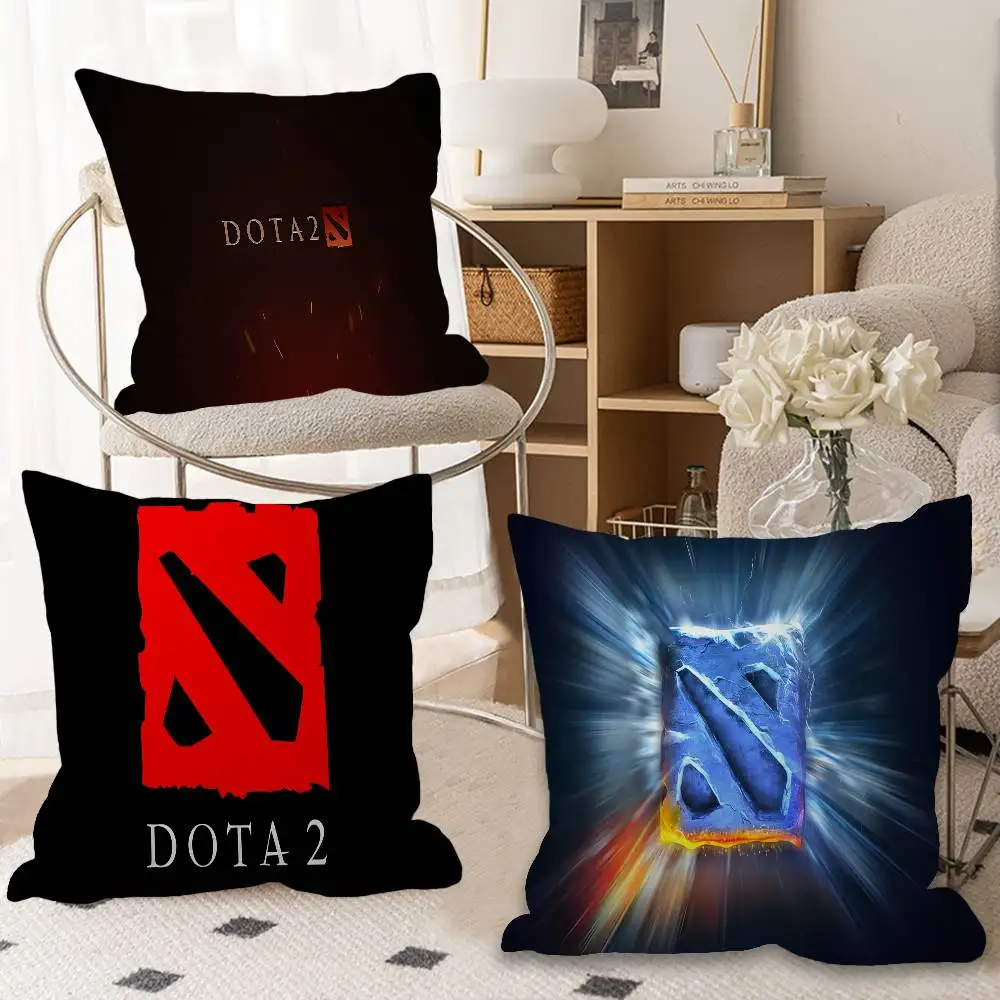 

Hot Game D-Dota 2 Cushion Cover Pillow Cover Decor Pillowcase Printed Cushion Case for Couch