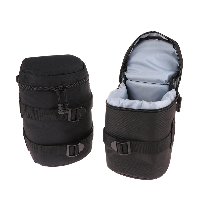 

1pc Camera Lens Bag Luxury Camera Lens Bag Outdoor Portable Pouch Case For Lens Olympus Fuji Photography Accessories