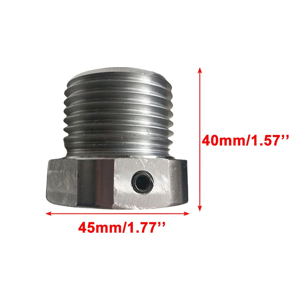 Pengaturan Bubut Adaptor Chuck Bengkel Kayu Adaptor Ulir Chuck Bubut Panjang Adaptor Headstock Kira-kira. 1.57