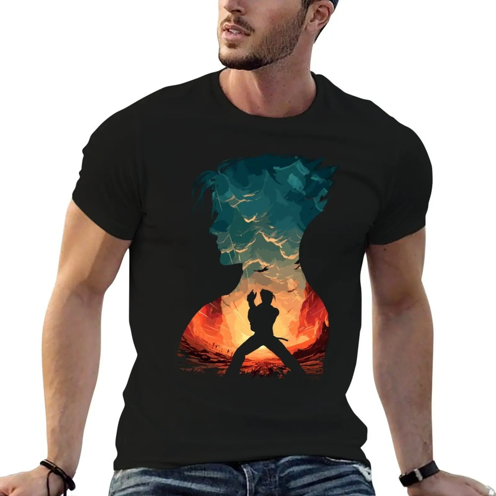 

Jin - King of Iron Fist *Negative Illusion* T-Shirt g man t shirts for men man t shirt summer t shirt custom print T-shirt