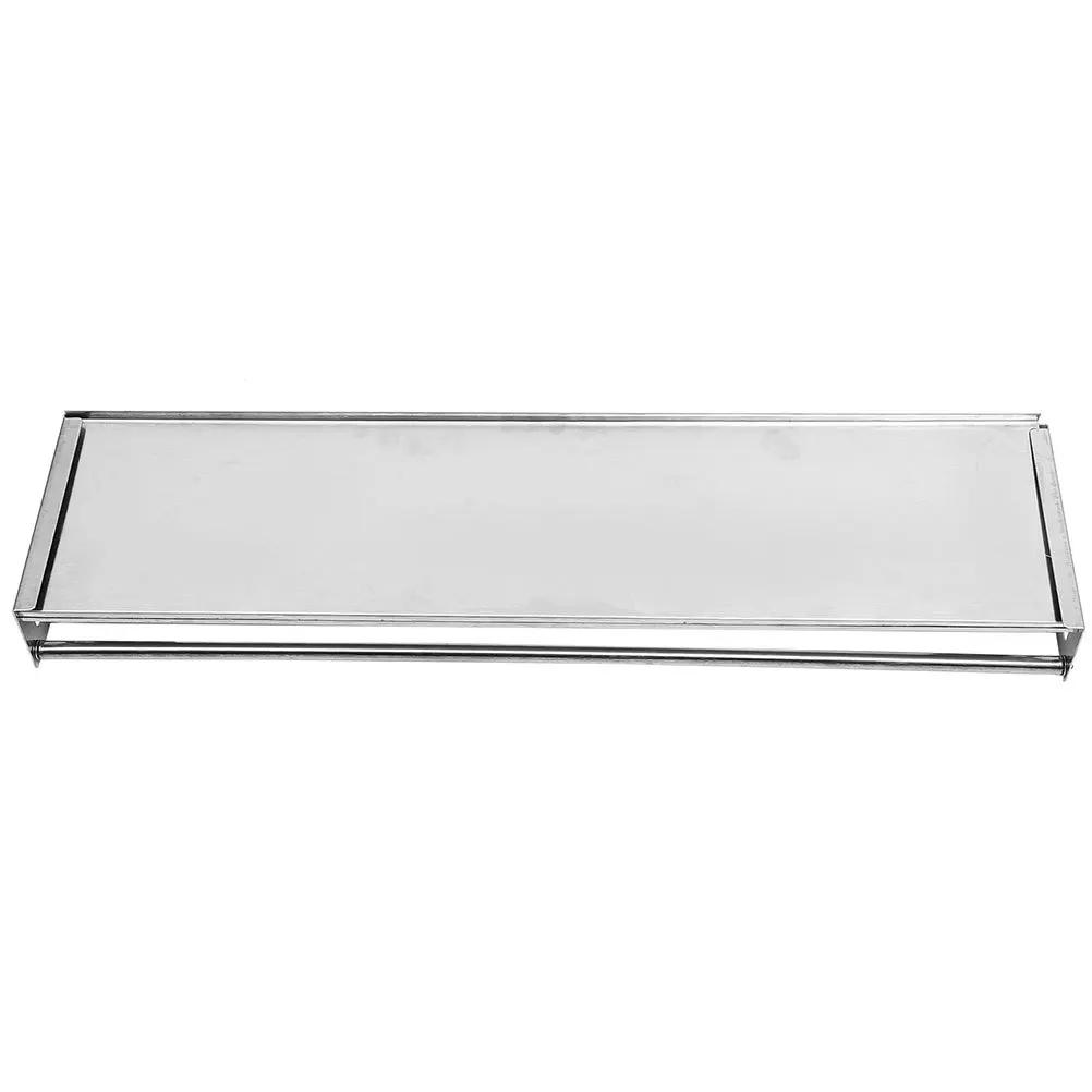 

Stainless Steel Wall Mounted Spice Rack Kitchen Storage Organizer Bathroom Toiletries Narrow Wall Shelf Spice Rack