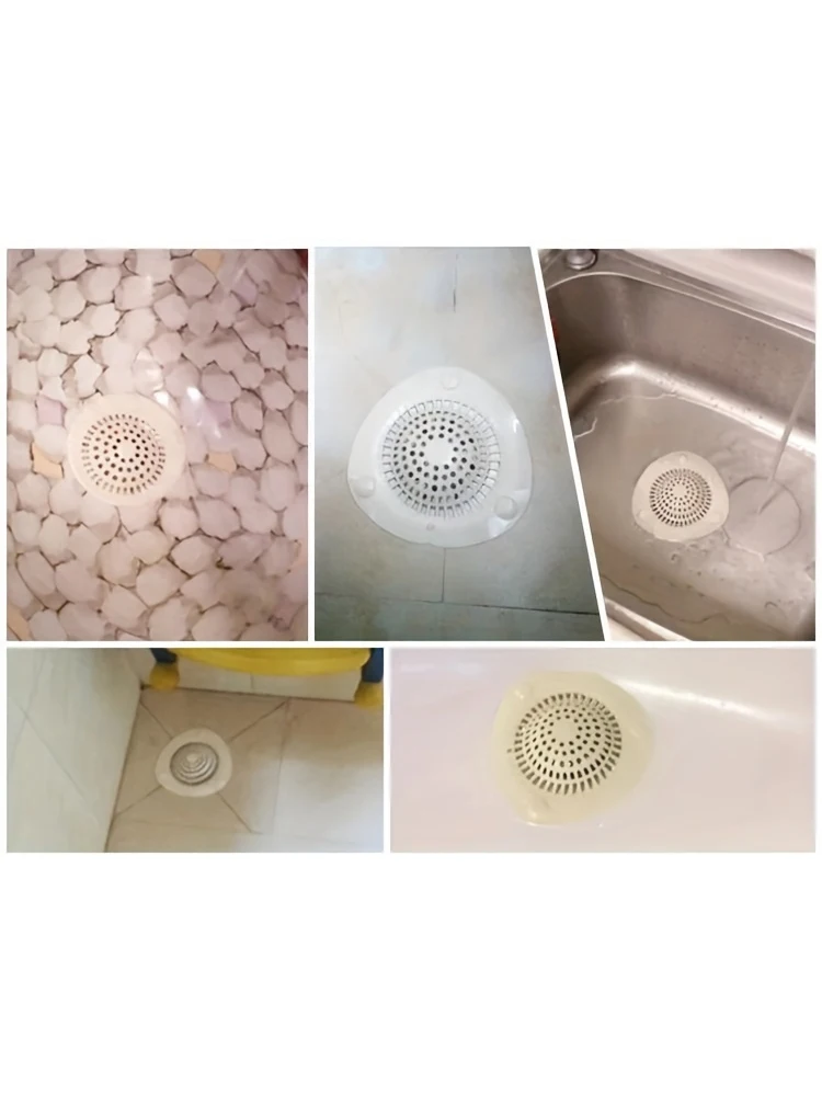 Shower Floor Drain, Hair Stopper Catcher, Kitchen Sink, Anti-blocking Bathtub Strainer Sewer, Outfall Filter Bathroom Supplies