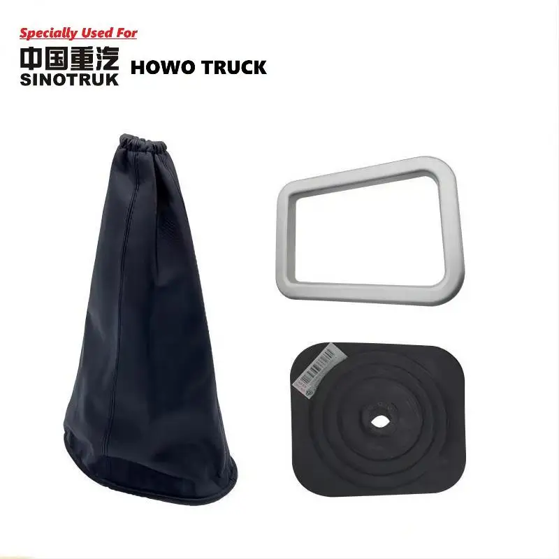 

HOWO A7 Truck Parts Shift Lever Dust Cap WG9925240002 for HOWO Shift Lever Dust Cover Gear Lever Leather Sleeve Press Frame