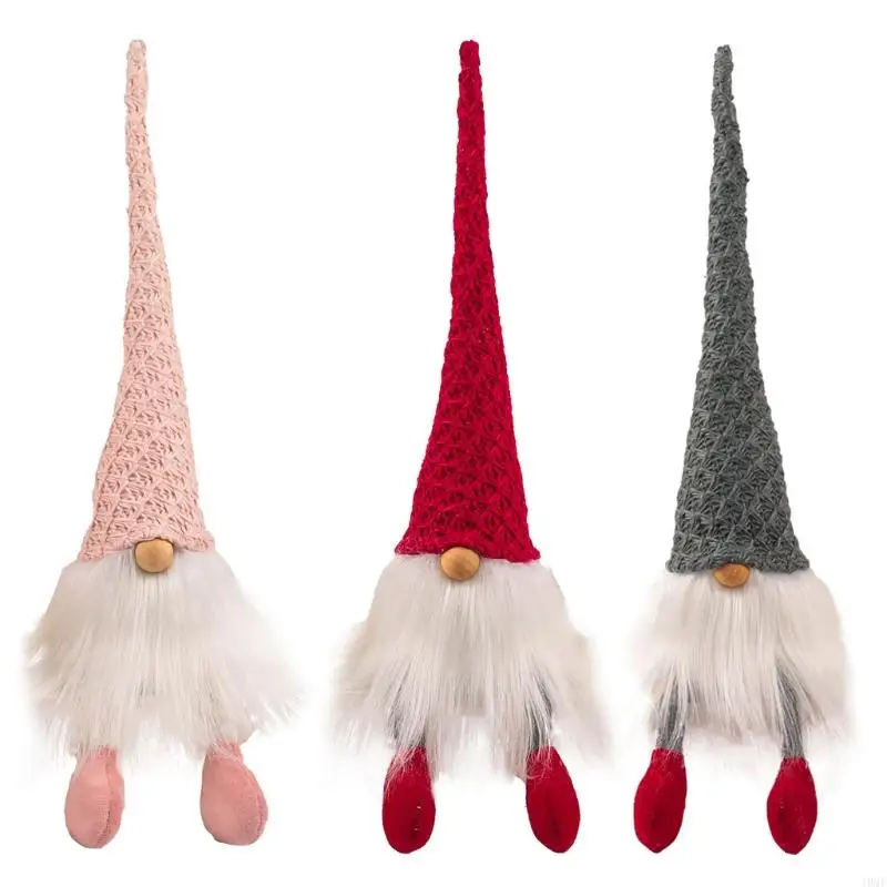 J0MF Interactive Stuffed Gnome with Soft PP Cotton Christmas’s for Festivals