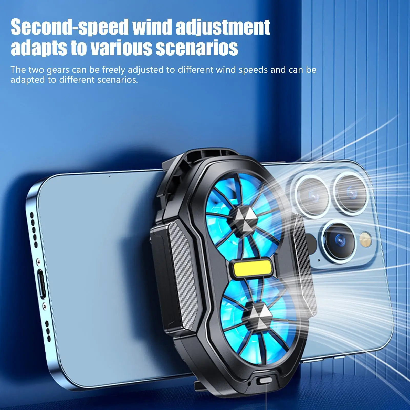 Phone Cooler Fan Mobile Phone Cooling Fan Cellphone Cooler Mobile Phone Cooling Fan Cooling Fan Phone Radiator for Mobile