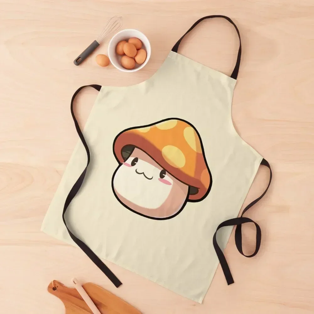 

Maplestory M Mushroom (cream background) Apron For Women for women halloween kindergarten teacher Women's Kitchen Apron