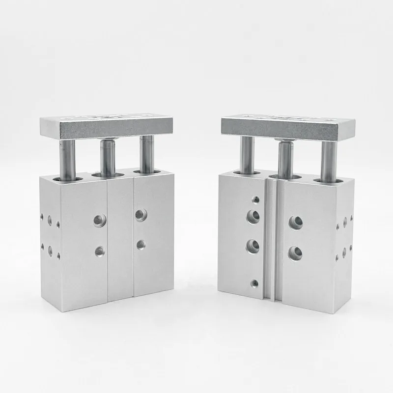 Compact guide cylinder DFM-16-80-P-A-KF air pneumatic cylinder DFM-12-30-P-A-KF with guide rod DFM- bore 12 16mm stroke 10-100mm