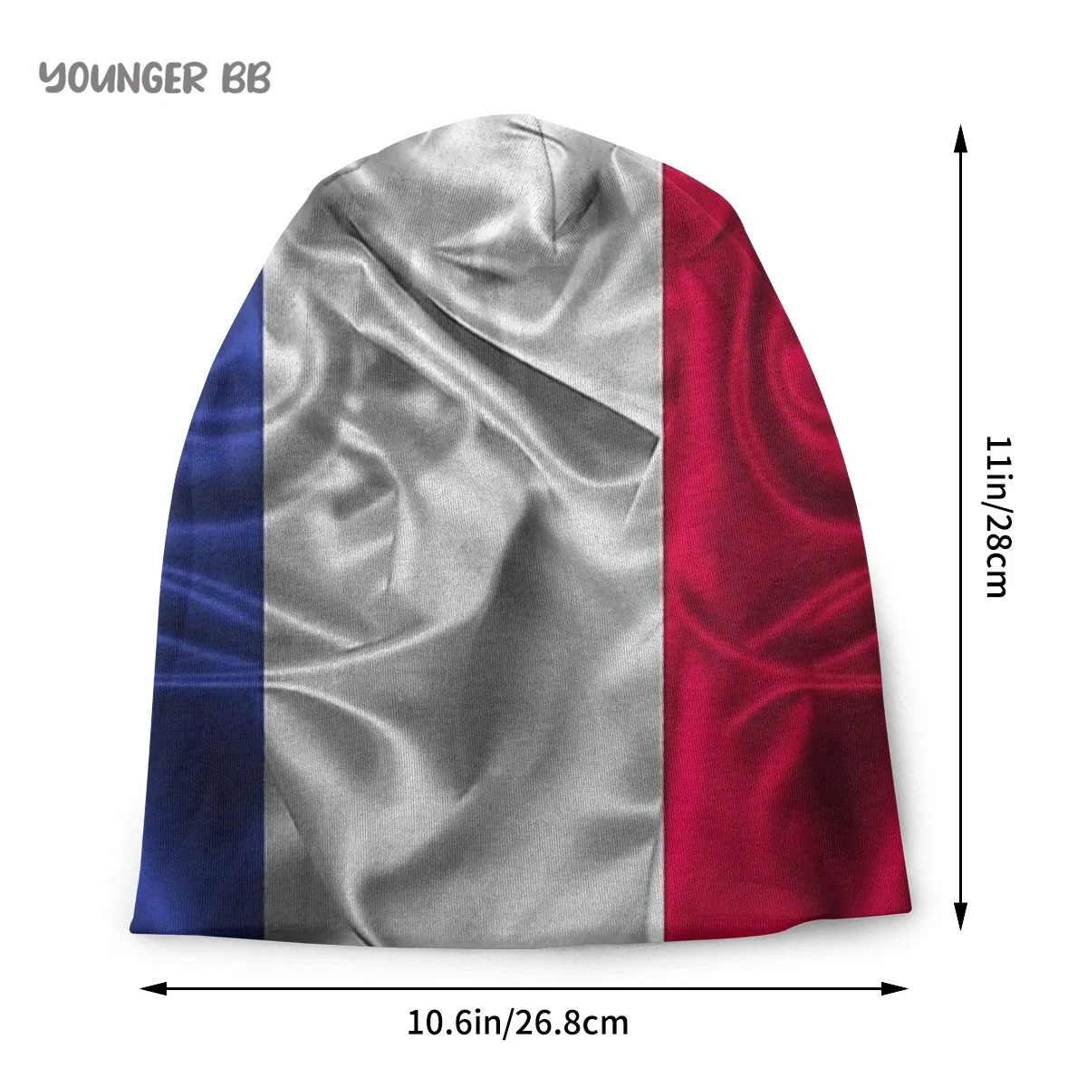 Flag of France Men Women's Beanie Hats Flag Of France Beauty Knitted Hat Hip Hop Earmuff Bonnet Street Skullies Beanies