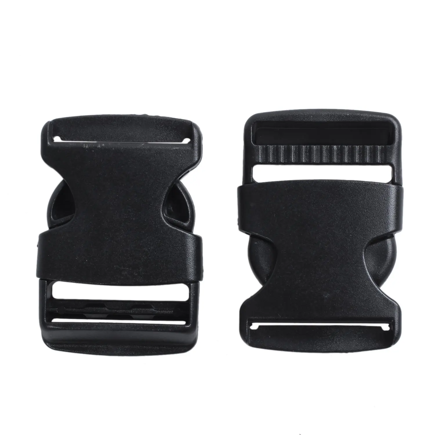 

ABQR 10x Hard Plastic Strap Band Belt Side Release Buckle 3cm Width Black
