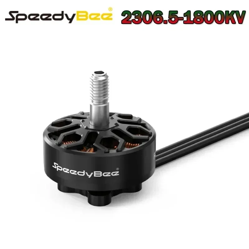 SpeedyBee 2306.5-1800KV Brushless Motor Support 6S Lipo Motor for Master5V2 5-inch FPV Racing Freestyle Quadcopter