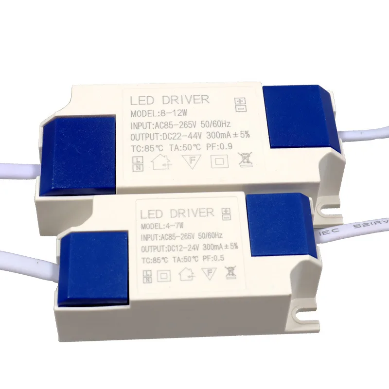 LED Driver 300mA 3W 3-5W 4-7W 8-12W 12-18W  For LEDs Power Supply Unit AC85-265V Lighting Transformers For LED Power Lights