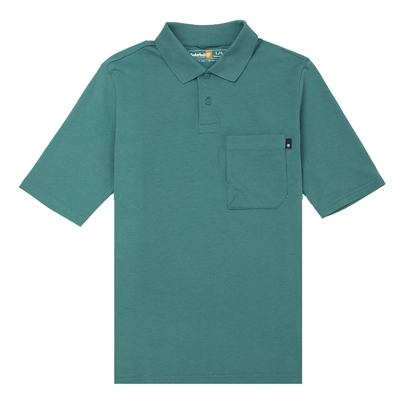 

Timberland Men's Lapel Short-Sleeved Daily Business T-Shirt Casual Half-Sleeved Polo Shirt A6427Cl6