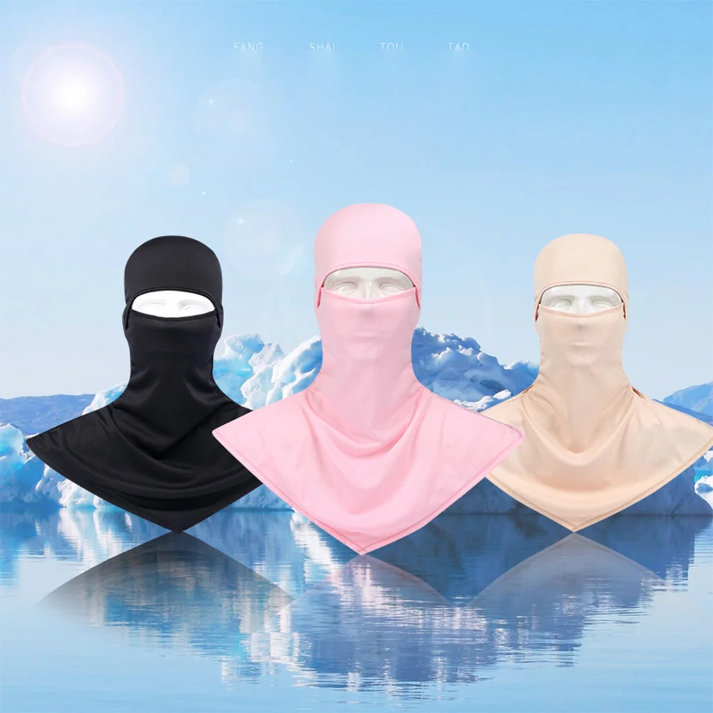 1 قطعة قناع القبعات كتلة تنفس التجفيف السريع في الهواء الطلق واقي الوجه المضادة للأشعة فوق البنفسجية الغطاء الواقي لركوب الدراجات المشي لمسافات طويلة