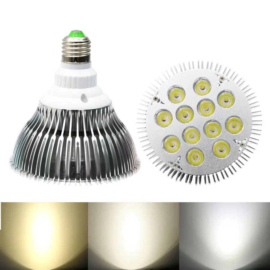 Super  Bright 12W 60 degree CREE E27 PAR38 LED Light Bulb Lamp 86-265V ,Warm / Natural / Cool White