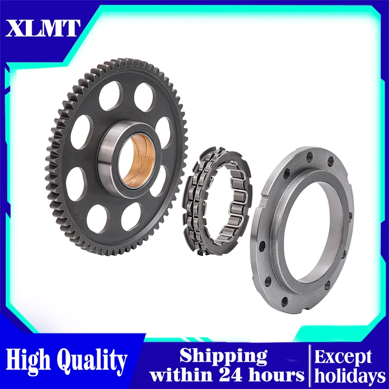 Motorcycle One Way Starter Clutch Gear Assy Bearing Flange For Aprilia RSV1000 Mille Mille-R 1998-2003 SL1000 Falco Tuono