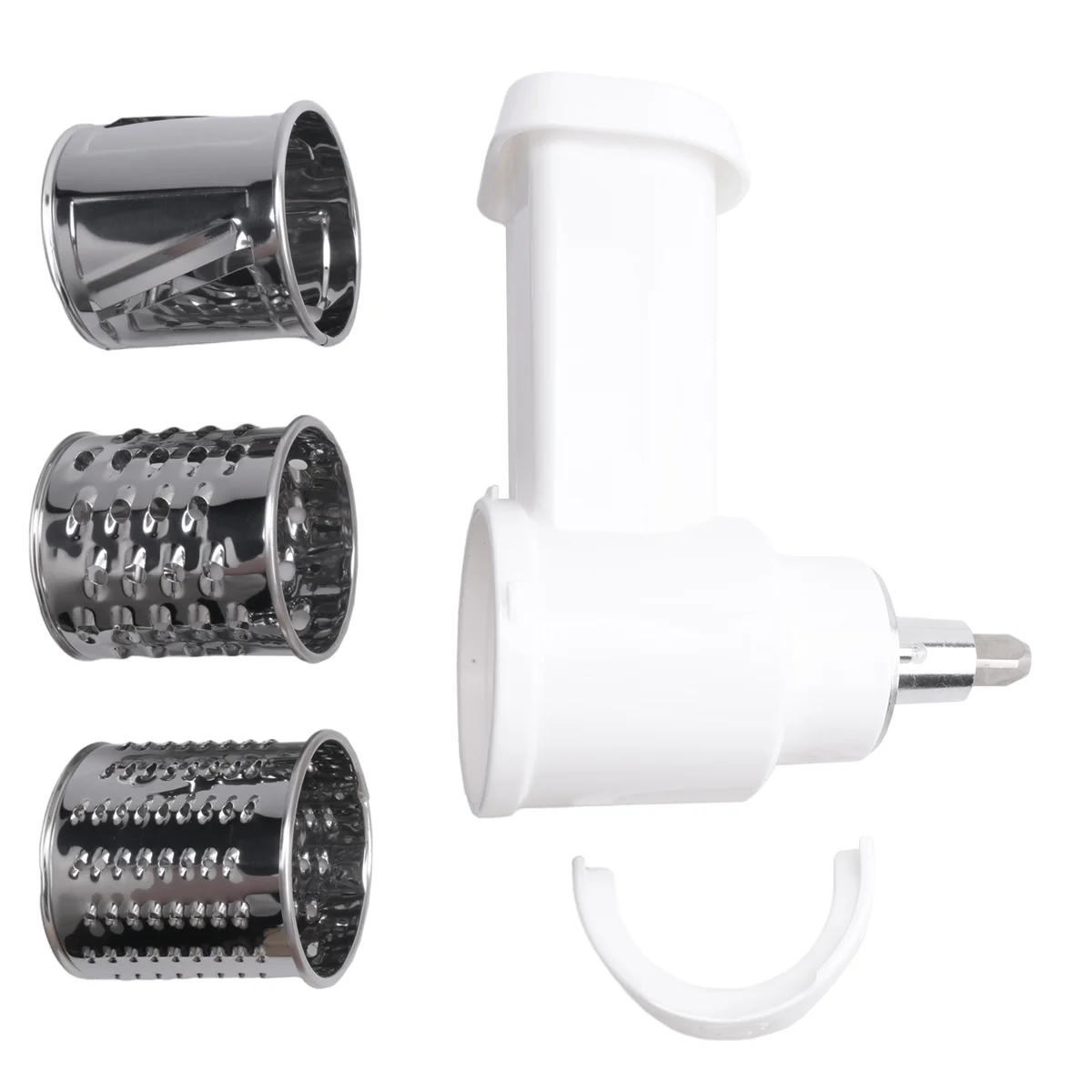 

ABKM Vegetable Slicer Shredder Cheese Grater for KitchenAid Stand Mixer Attachment Slicing Shredding Accessories