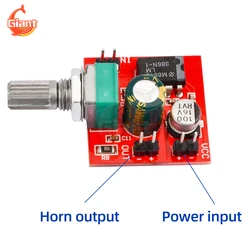 LM386 DC4V-12V Audio Power Amplifier Board Single Channel Micro Amplifier Module Mini Amplificador Speaker DIY Amp Module