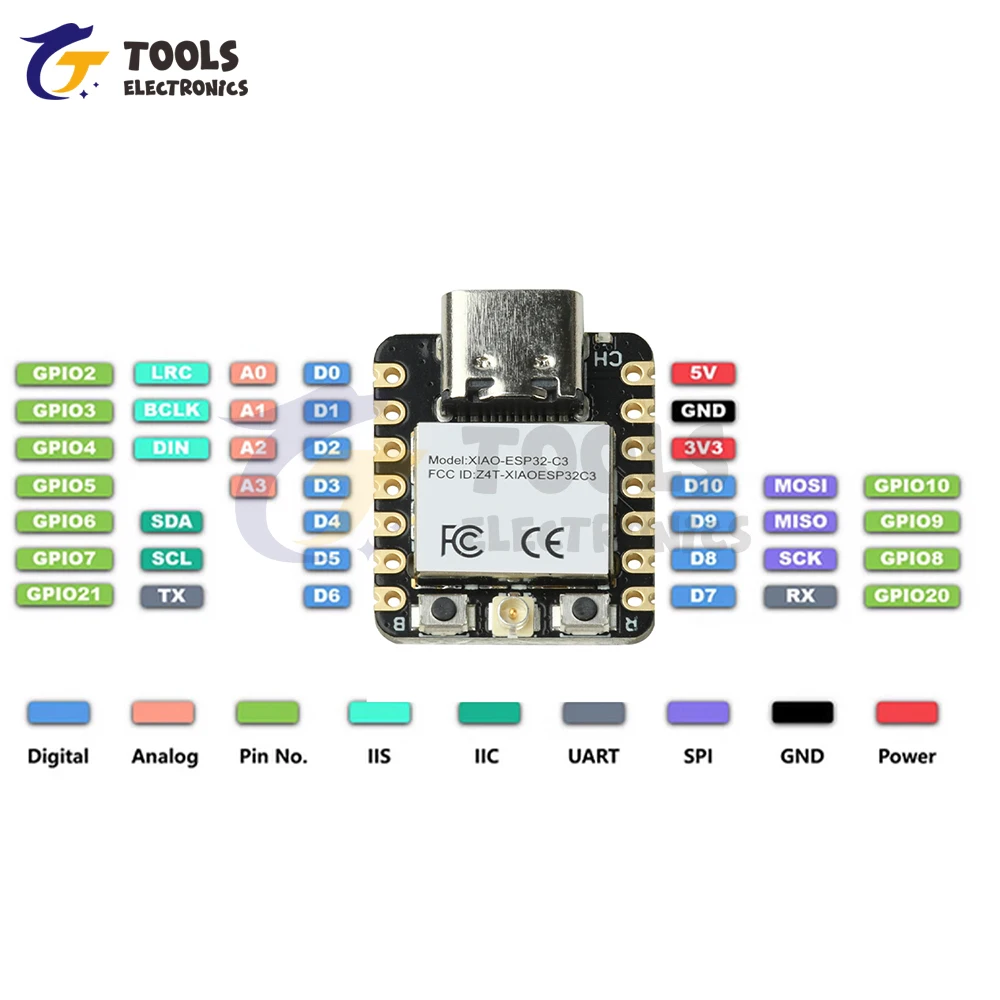 

ESP32-C3 Development Board - Ultra-Low Power with Bluetooth & WiFi Dual-Mode Type-C Interface Wireless Development Board esp32C3