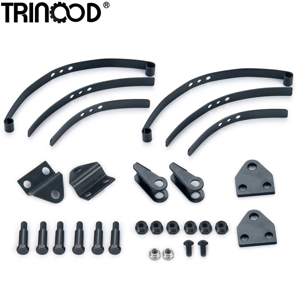 TRINOOD RC Car Steel Leaf Spring Suspension Bar for 1/14 Tamiya Tractor Truck Trailer Cargo Tow Upgrade Parts