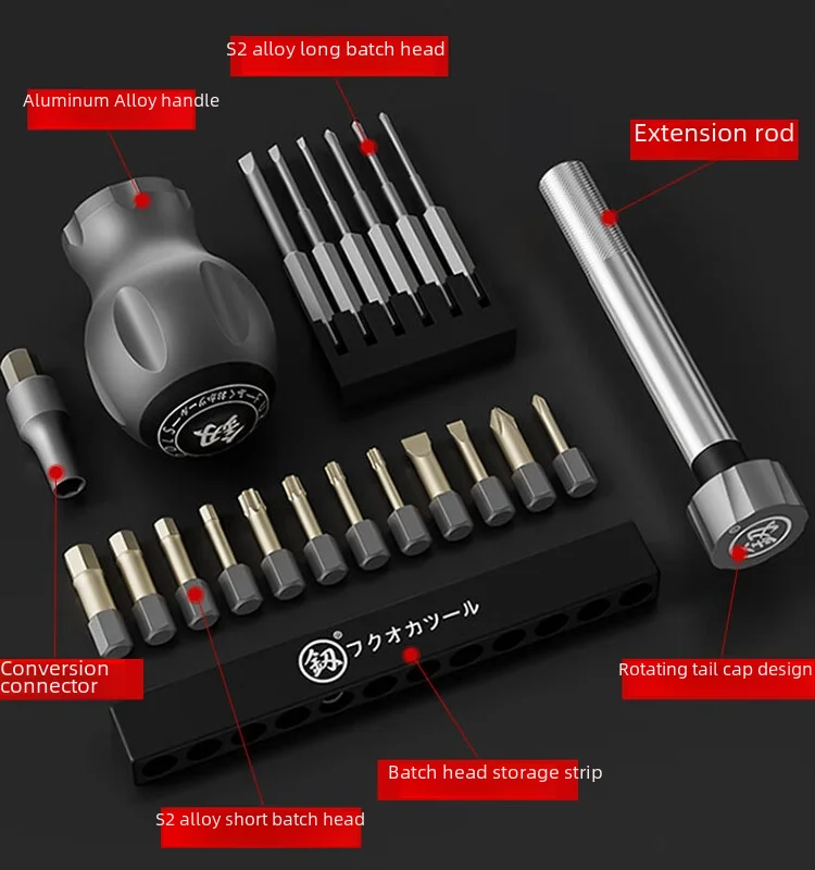 Imagem -03 - Multi-purpose Interchangeable Screwdriver Grupo Forte Magnético Mini Precisão Puls Combinação