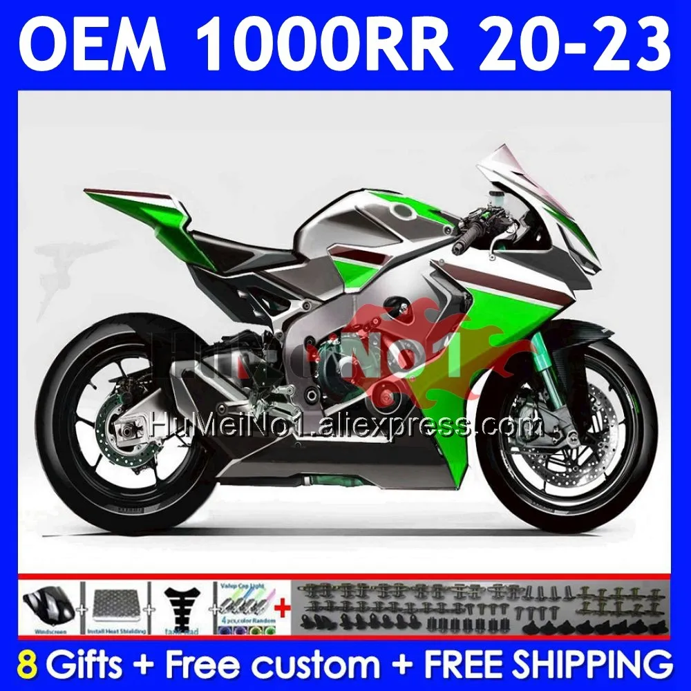 Injection For HONDA CBR1000 CBR 1000 RR CBR1000RR 20 21 22 23 64No.133 CBR 1000CC 1000RR 2020 2021 2022 2023 Green hot Fairing