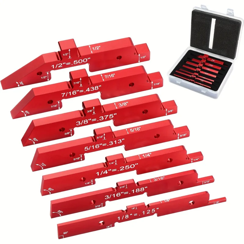 

‌ 7 шт. алюминиевые фрезерные столы-набор прецизионных датчиков высоты для деревообработки