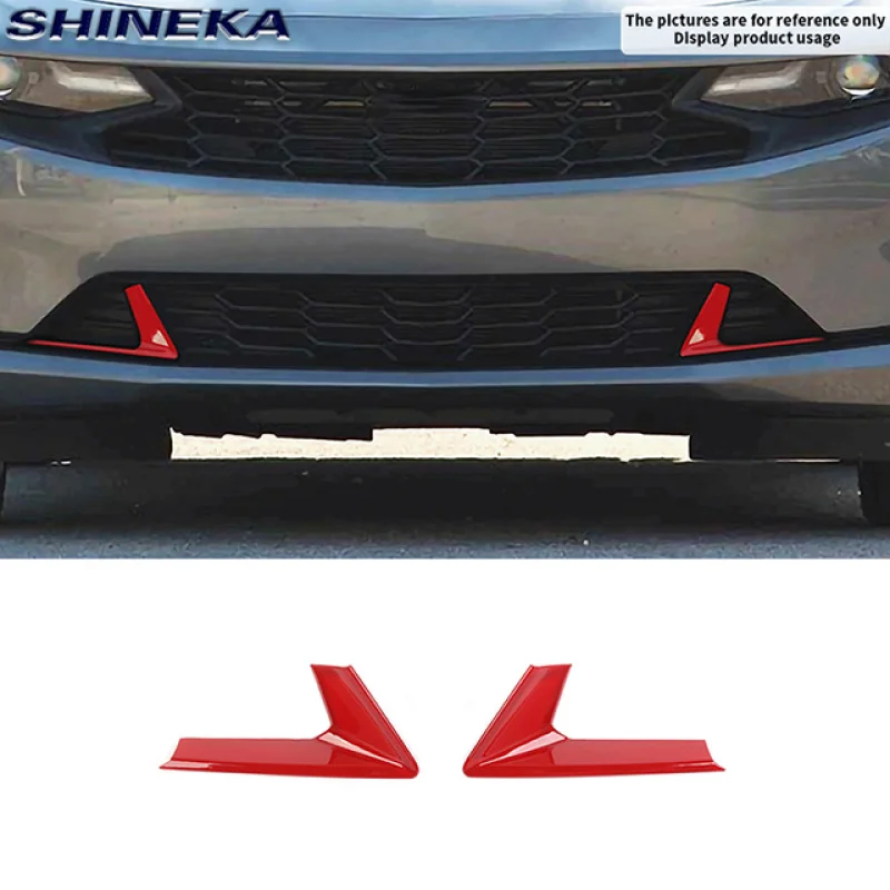 

Car Front Bar Grille Trim ABS Decoration Bumper Cover for Chevy Camaro 2019+ Exterior Accessories