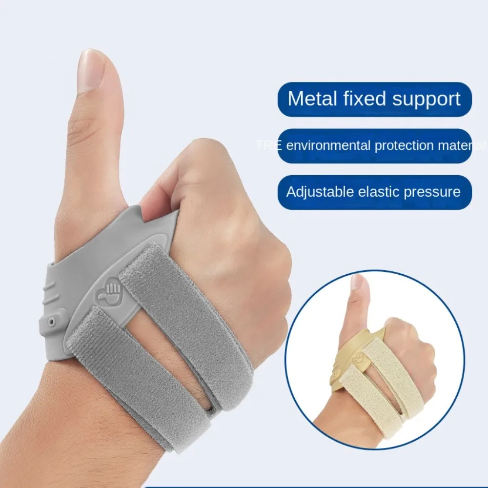

Sports Safety TPE Nylon Thumb Support Brace Grey Nude Adjustable Wrist Hand Support S/M/L Stabilizer Straps Unisex