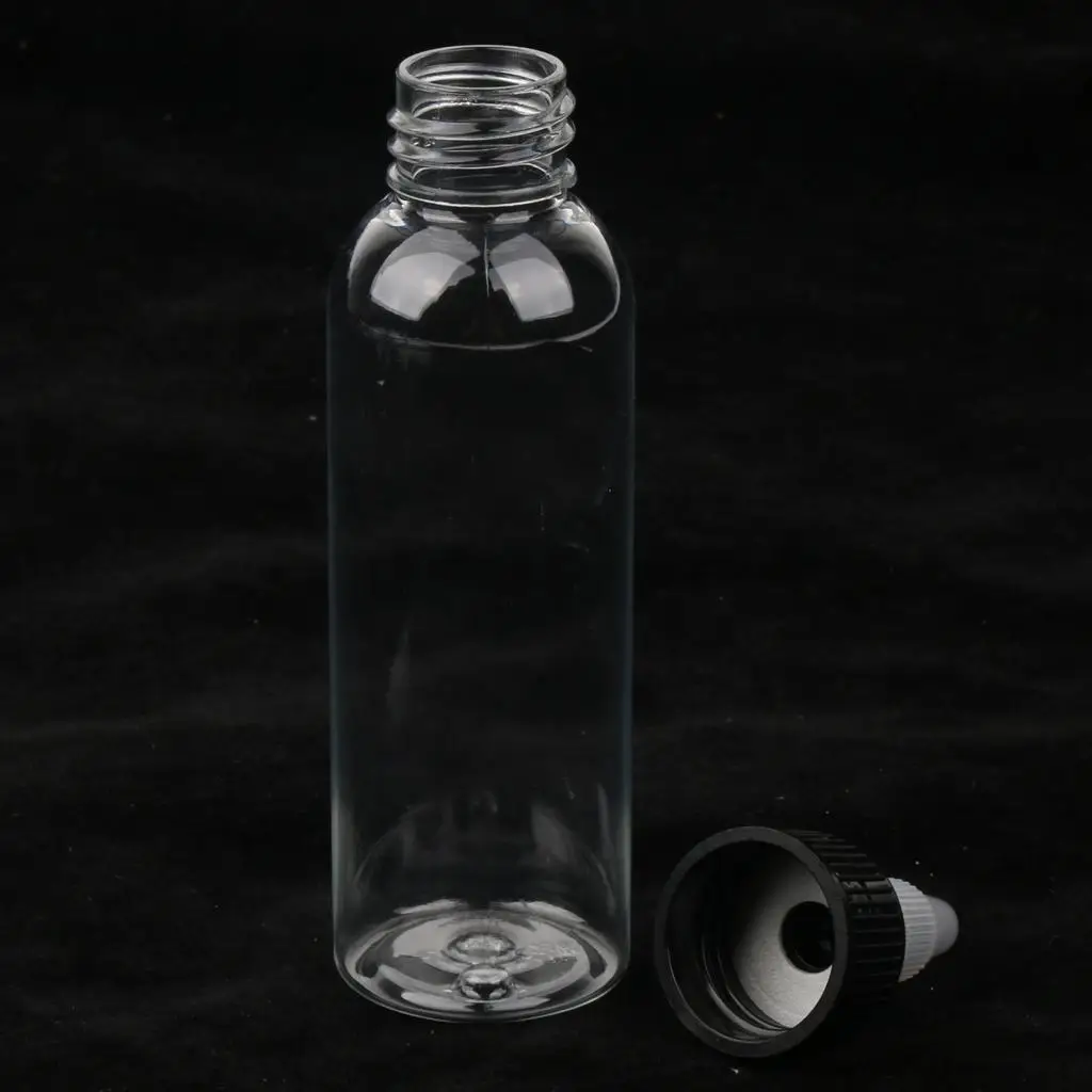 20pcs Plastic Bottle with Twist Top Cap for Solvents Oils Paint Ink Liquid Squeeze Bottle with Twist Top Cap Tip Applicator