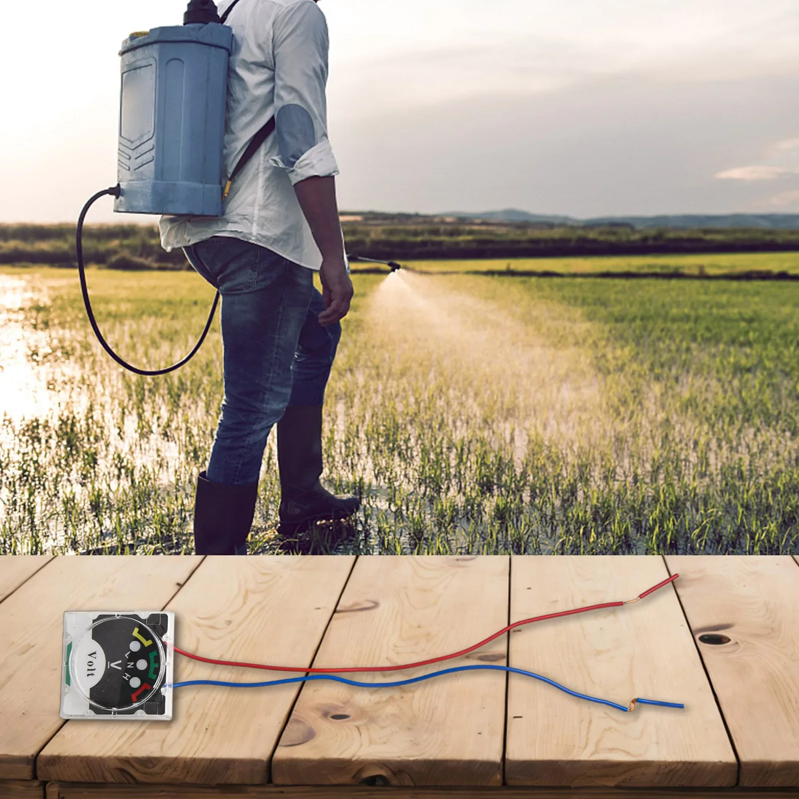 

Material Plastic Instruments Apparatuses Ammeter Charging Accessories Adjustment Switch Charging Test Electric Sprayer