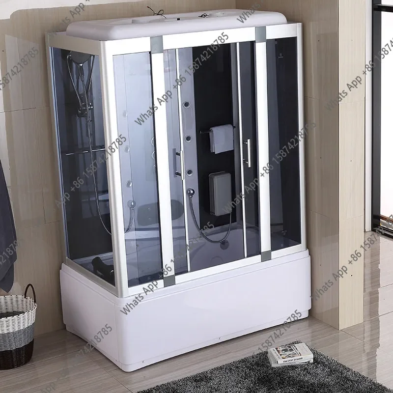 Hi Integral Shower Room Rectangular With Bathtub Fully Enclosed Warm Integrated Home Sauna Bath Room Is Not Waterproof