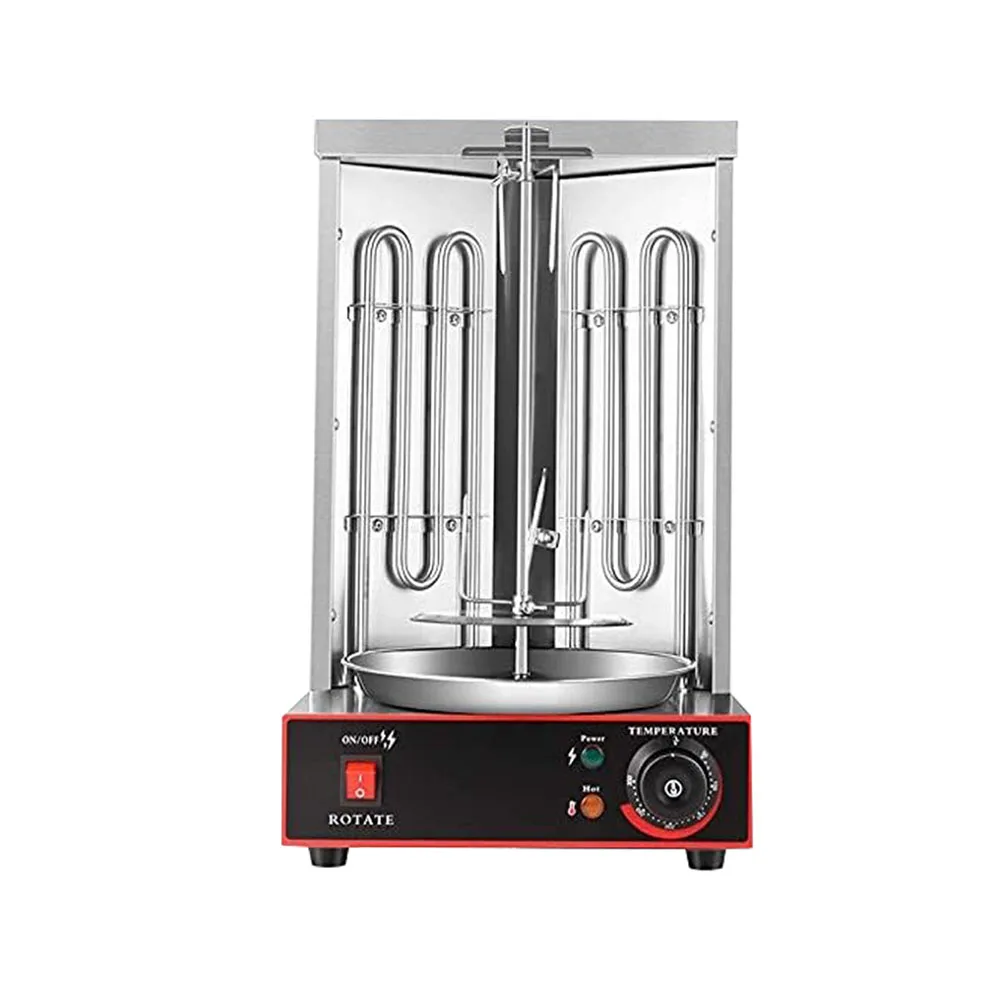 Automatic Rotation Gas Electric Doner Kebab Machine Commercial Shawarma For Restaurant 1 2 Burner Turkish Barbecue Machine