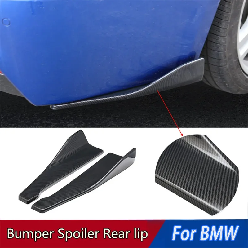 Car Spoiler Lateral Bumper Rear Side Skirt Lip Rocker Wings For BMW 3 Series E36 E46 E90 E91 E92 E93 F30 F31 F34 F35 G20 G21 G28