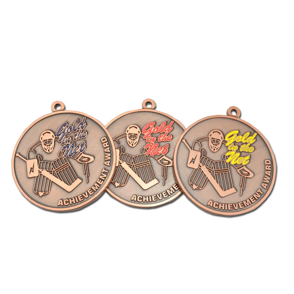 Enamel Color Sports Medal, Custom Design, High Quality, Low Price, Hot Sales