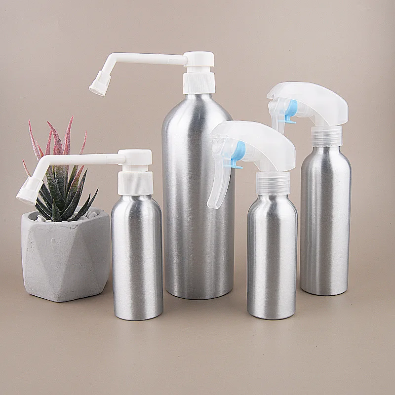 

12pcs/lot Aluminum Spray Bottle Pump Sprayer Refillable Travel Bottles