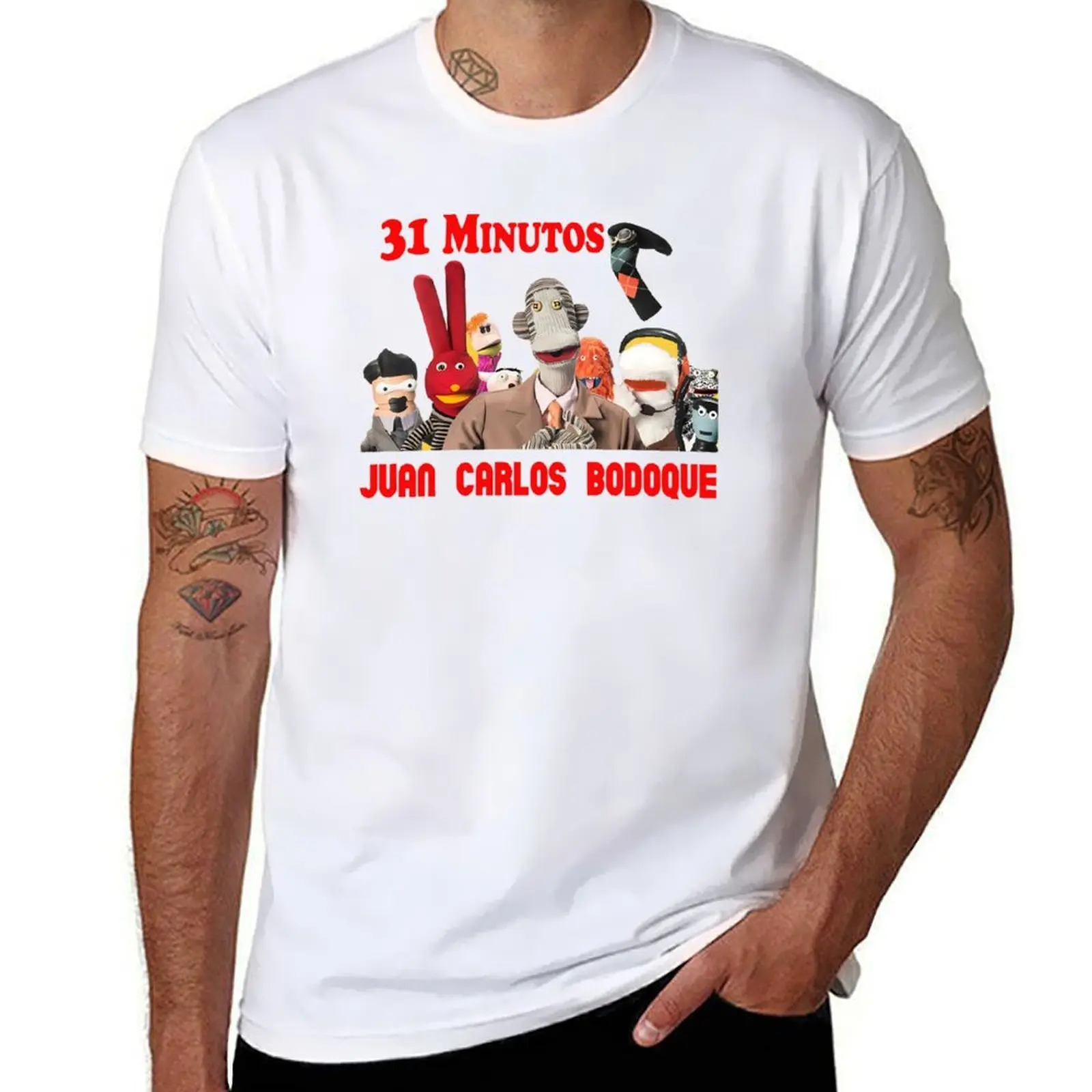 

31 Minutos Group Fan Art - Juan Carlos Bodoque and Friends T-Shirt funny t shirts cotton man t shirts for men casual T-Shirt