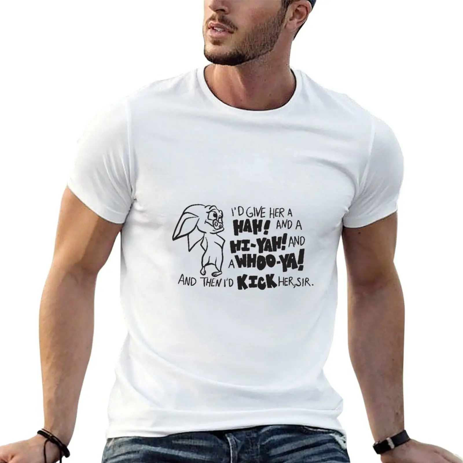 

And then I kick her, Sir- Bartok from Anastasia Quote T-Shirt cotton t shirt pack man t shirts graphic T-Shirt