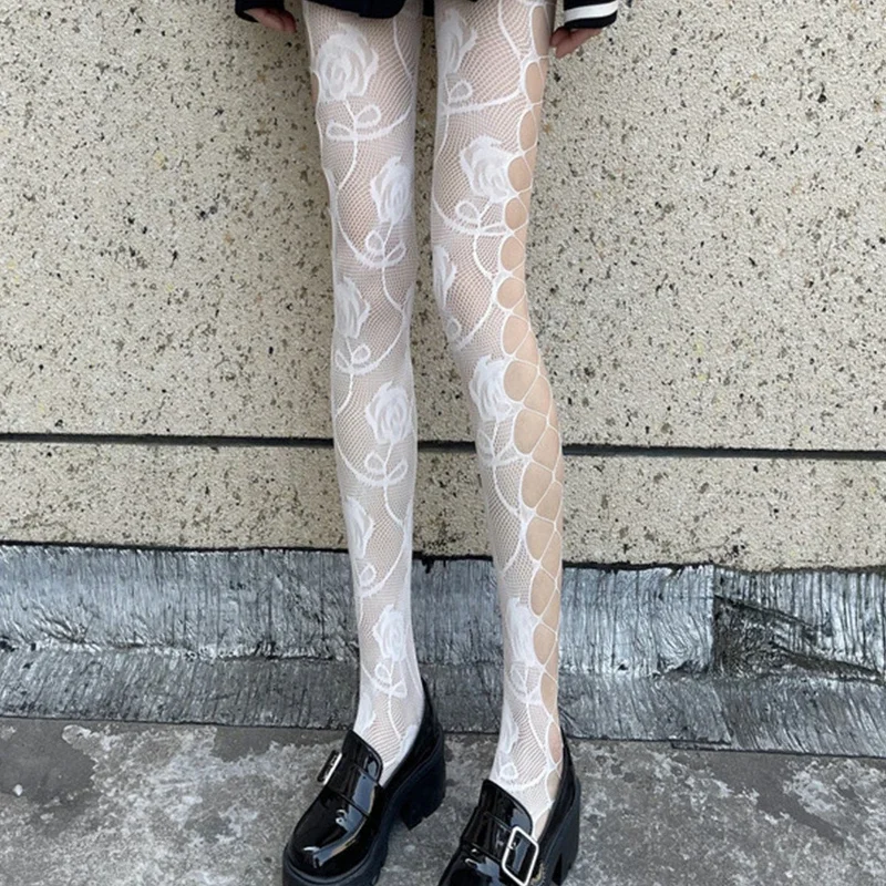 1pcs Sexy Perforated Fishnet Pantyhose